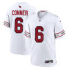 James Conner Arizona Cardinals White Road Game Jersey - All Stitched