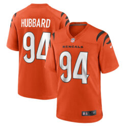Sam Hubbard Cincinnati Bengals Orange Alternate Game Jersey - All Stitched