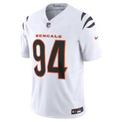 Alternative view of Sam Hubbard Cincinnati Bengals White Road Vapor F.U.S.E Limited Jersey - All Stitched