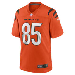 Alternative view of Chad Johnson Cincinnati Bengals Orange Alternate Game Jersey - All Stitched