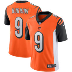 Joe Burrow Cincinnati Bengals Orange Alternate Vapor Limited Jersey - All Stitched