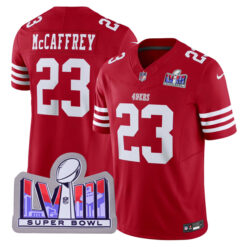 Christian McCaffrey San Francisco 49ers Scarlet Vapor F.U.S.E Limited Jersey - All Stitched