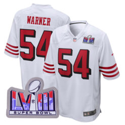 Fred Warner San Francisco 49ers White 2nd Alternate Game Jersey - All Stitched