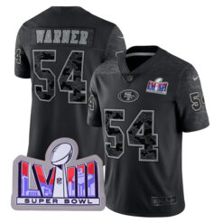 Fred Warner San Francisco 49ers Black RFLCTV Limited Jersey - All Stitched