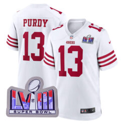 Brock Purdy San Francisco 49ers White Game Jersey - All Stitched