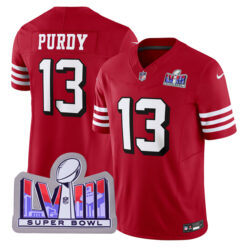 Brock Purdy San Francisco 49ers Scarlet Alternate Vapor F.U.S.E Limited Jersey - All Stitched