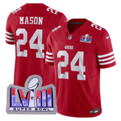 Jordan Mason San Francisco 49ers Scarlet Vapor F.U.S.E Limited Jersey - All Stitched