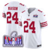 Jordan Mason San Francisco 49ers White Vapor F.U.S.E Limited Jersey - All Stitched