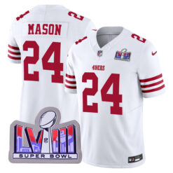 Jordan Mason San Francisco 49ers White Vapor F.U.S.E Limited Jersey - All Stitched