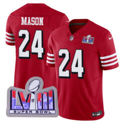 Jordan Mason San Francisco 49ers Scarlet Alternate Vapor F.U.S.E Limited Jersey - All Stitched