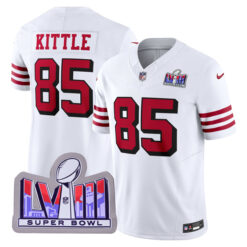 George Kittle San Francisco 49ers White 2nd Alternate Vapor F.U.S.E Limited Jersey - All Stitched