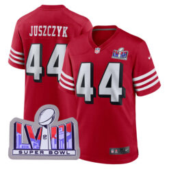 Kyle Juszczyk San Francisco 49ers Scarlet Alternate Game Jersey - All Stitched