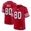 Jerry Rice San Francisco 49ers Scarlet Alternate Game Jersey - All Stitched