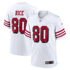 Jerry Rice San Francisco 49ers White Alternate Game Jersey - All Stitched