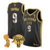 Alex Caruso Oklahoma City Thunder Black Gold 2025 Champions Jersey - All Stitched