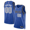 Custom Dallas Mavericks Royal Blue Icon Edition Jersey - All Stitched