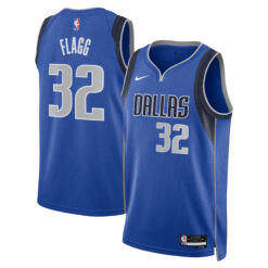 Cooper Flagg Dallas Mavericks Royal Blue Icon Edition Jersey - All Stitched