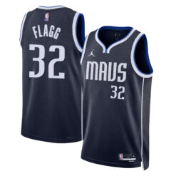 Cooper Flagg Dallas Mavericks Navy Statement Edition Jersey - All Stitched