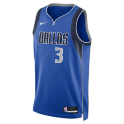 Alternative view of Anthony Davis Dallas Mavericks Royal Blue Icon Edition Jersey - All Stitched