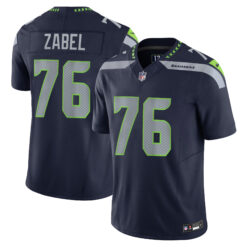 Grey Zabel Seattle Seahawks Navy Home Vapor F.U.S.E Limited Jersey - All Stitched