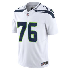 Alternative view of Grey Zabel Seattle Seahawks White Away Vapor F.U.S.E Limited Jersey - All Stitched