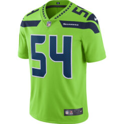Alternative view of Bobby Wagner Seattle Seahawks Neon Green Untouchable Limited Jersey - All Stitched