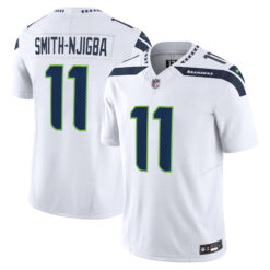 Jaxon Smith-Njigba Seattle Seahawks White Away Vapor F.U.S.E Limited Jersey - All Stitched