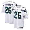Zach Charbonnet Seattle Seahawks White Away Game Jersey - All Stitched