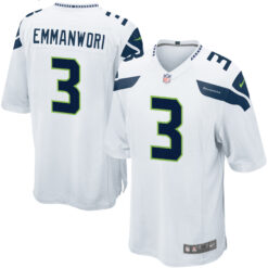 Nick Emmanwori Seattle Seahawks White Away Game Jersey - All Stitched