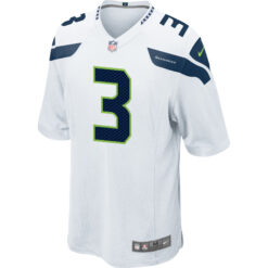 Alternative view of Nick Emmanwori Seattle Seahawks White Away Game Jersey - All Stitched