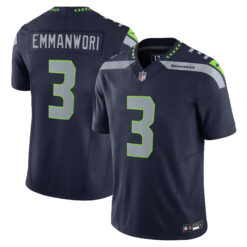 Nick Emmanwori Seattle Seahawks Navy Home Vapor F.U.S.E Limited Jersey - All Stitched
