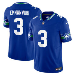 Nick Emmanwori Seattle Seahawks Royal Blue Alternate Vapor F.U.S.E Limited Jersey - All Stitched