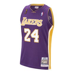 Alternative view of Kobe Bryant Los Angeles Lakers Purple 2008/09 Hardwood Classics Jersey - All Stitched