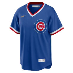 Alternative view of Pete Crow-Armstrong Chicago Cubs White 1968 Cooperstown Collection Jersey - All Stitched