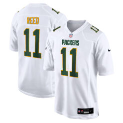 Jayden Reed Green Bay Packers White Fashion Game Jersey - All Stitched