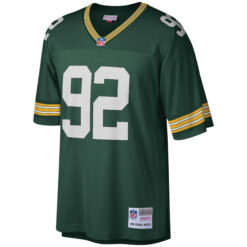 Alternative view of Reggie White Green Bay Packers Green Legacy Jersey - All Stitched