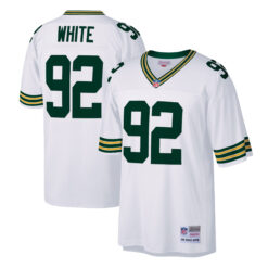 Reggie White Green Bay Packers White Legacy Jersey - All Stitched