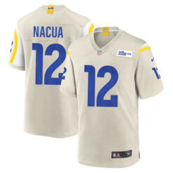 Puka Nacua Los Angeles Rams Bone Alternate Game Jersey - All Stitched