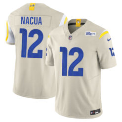Puka Nacua Los Angeles Rams Bone Alternate Vapor F.U.S.E Limited Jersey - All Stitched