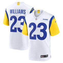 Kyren Williams Los Angeles Rams White Away Game Jersey - All Stitched
