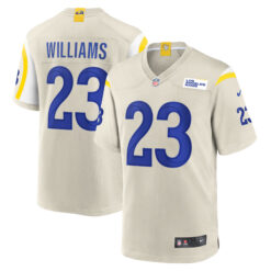 Kyren Williams Los Angeles Rams Bone Alternate Game Jersey - All Stitched