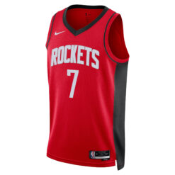 Alternative view of Kevin Durant Houston Rockets Red Icon Edition Jersey - All Stitched