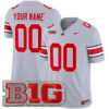 Custom Ohio State Buckeyes Football Grey Game Jersey - All Stitched