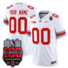Custom Ohio State Buckeyes Football White Vapor F.U.S.E Limited Jersey w/ 100th Anniversary Patch - All Stitched
