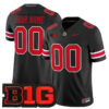 Custom Ohio State Buckeyes Football Black Vapor F.U.S.E Limited Jersey - All Stitched