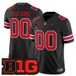 Custom Ohio State Buckeyes Football Black Vapor F.U.S.E Limited Jersey - All Stitched