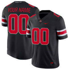 Custom Ohio State Buckeyes Football Black Game Jersey - All Stitched