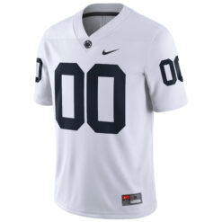 Alternative view of Custom Penn State Nittany Lions Football White Game Jersey - All Stitched