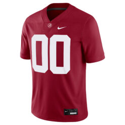 Alternative view of Custom Alabama Crimson Tide Football Crimson Game Jersey - All Stitched