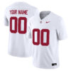 Custom Alabama Crimson Tide Football White Jersey - All Stitched